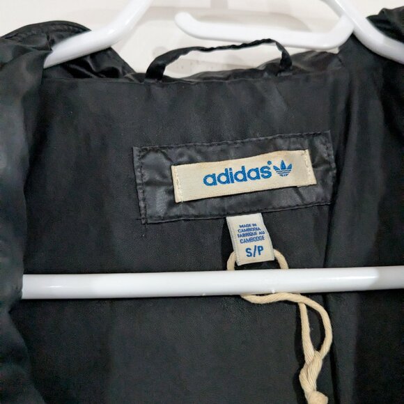 adidas Synthetic Puffer Coat Black Size Small - Picture 3 of 5